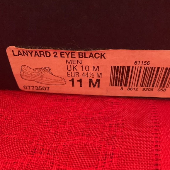 Sperry top-sider, lanyard 2 eye black used but great shape (OLCC) - Picture 12 of 12